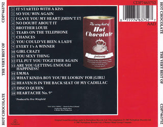 Hot Chocolate : The Very Best Of Hot Chocolate (CD, Comp, RP)