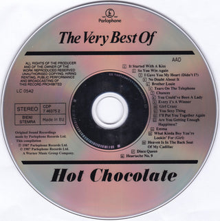 Hot Chocolate : The Very Best Of Hot Chocolate (CD, Comp, RP)