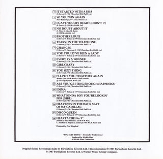 Hot Chocolate : The Very Best Of Hot Chocolate (CD, Comp, RP)