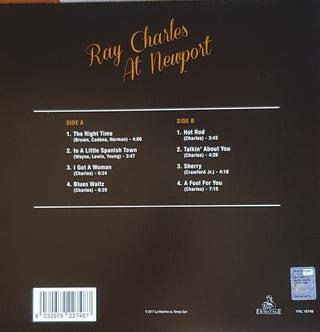 Ray Charles : Ray Charles At Newport (LP, Album, Ltd, RE, RM, 180)