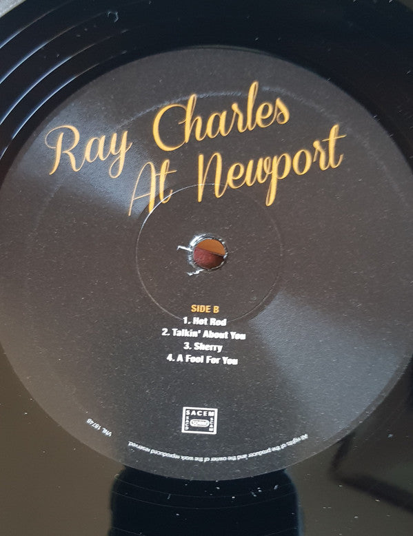 Ray Charles : Ray Charles At Newport (LP, Album, Ltd, RE, RM, 180)