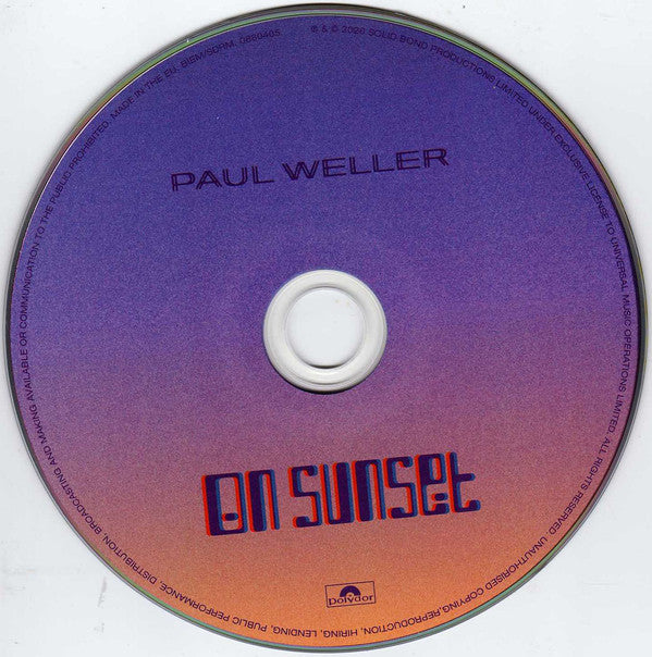 Paul Weller : On Sunset (CD, Album)
