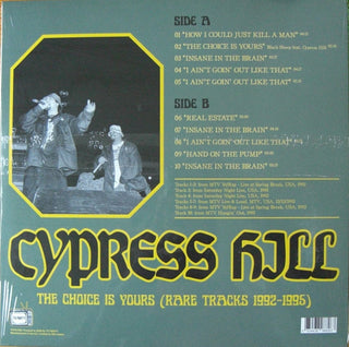 Cypress Hill : The Choice Is Yours (Rare Tracks 1992-1995) (LP, Comp, Ltd, Unofficial)