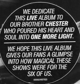 Linkin Park : One More Light Live (CD, Album)