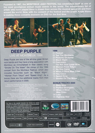 Deep Purple : Live At Montreux 1996 (DVD-V, NTSC)