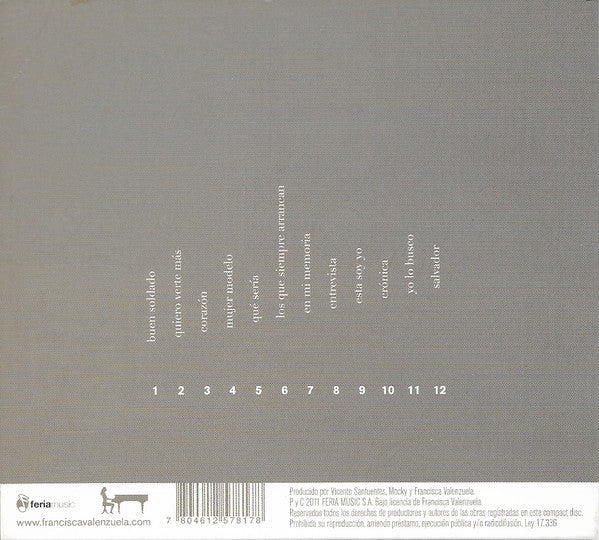 Francisca Valenzuela : Buen Soldado (CD, Album)