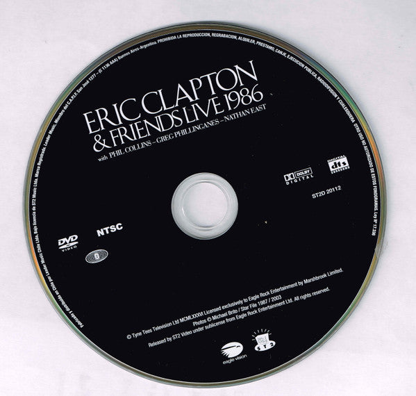 Eric Clapton : Eric Clapton & Friends Live 1986 (DVD-V, NTSC)