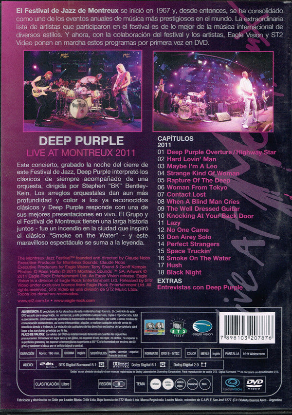 Deep Purple : Live At Montreux 2011 (DVD-V, NTSC)