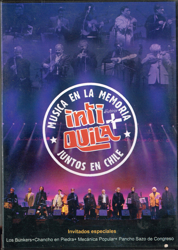 Inti Illimani Histórico & Quilapayún : Música En la Memoria, Inti + Quila, Juntos En Chile (DVD, Comp, NTSC)