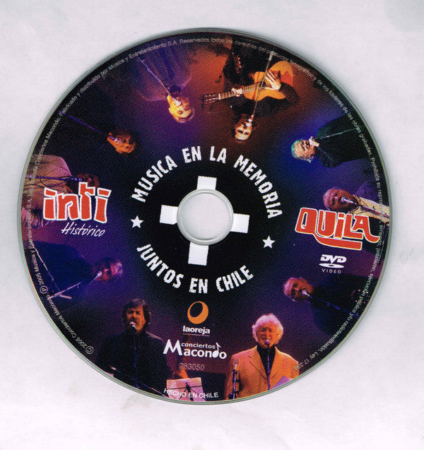 Inti Illimani Histórico & Quilapayún : Música En la Memoria, Inti + Quila, Juntos En Chile (DVD, Comp, NTSC)