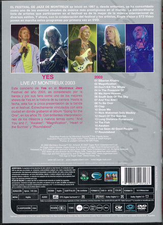 Yes : Live At Montreux 2003 (DVD-V, NTSC)