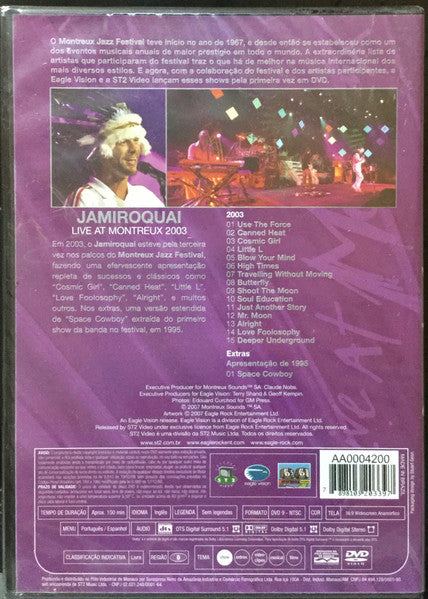 Jamiroquai : Live At Montreux 2003 (DVD-V, NTSC)