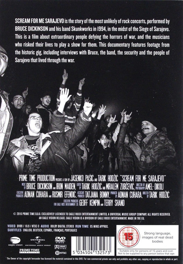 Bruce Dickinson : Scream For Me Sarajevo (DVD, NTSC)