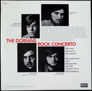 The Dorians : Rock Concerto (LP, Album, RE)