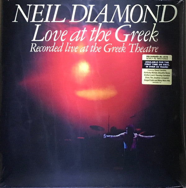 Neil Diamond : Love At The Greek: Recorded Live At The Greek Theatre (2xLP, Album, RE, RM)