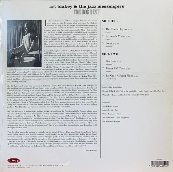 Art Blakey & The Jazz Messengers : The Big Beat (LP, Album, RE)