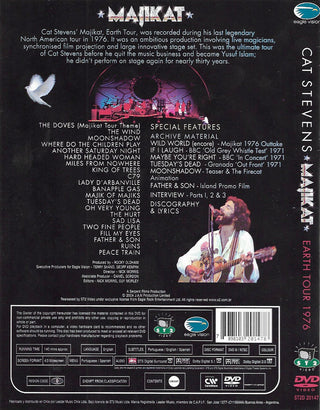 Cat Stevens : Majikat - Earth Tour 1976 (DVD-V, NTSC)