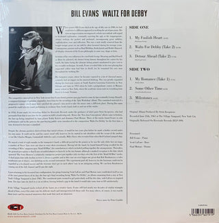 Bill Evans : Waltz For Debby (LP, RE, RP, 180)
