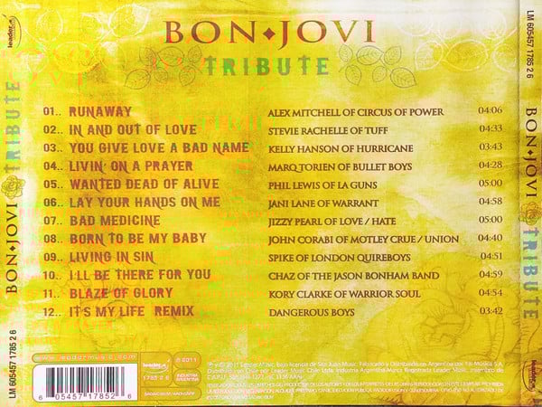Various : Bon Jovi - Tribute (CD, Comp)