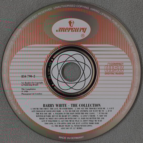 Barry White : The Collection (CD, Comp, RE)