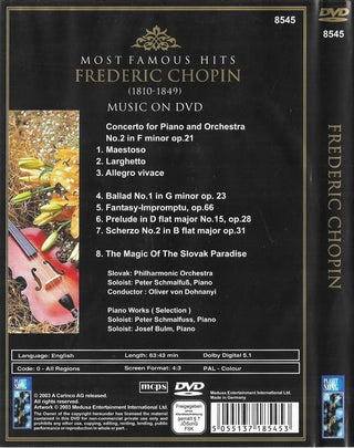 Frédéric Chopin : The Magic Of Slovak Paradise (DVD)