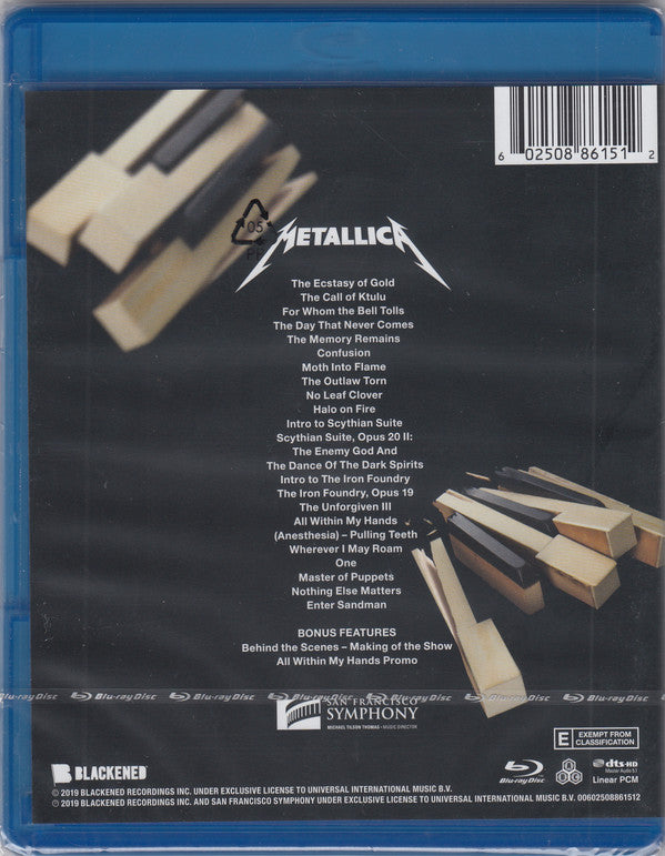 Metallica And San Francisco Symphony : S&M2 (Blu-ray, Multichannel)