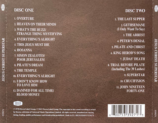 Various, Andrew Lloyd Webber & Tim Rice* : Jesus Christ Superstar (2xCD, Album, RE, RM, Son)