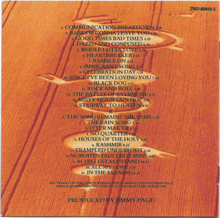 Led Zeppelin : Remasters (2xCD, Album, Comp, RE, RM, Sli)