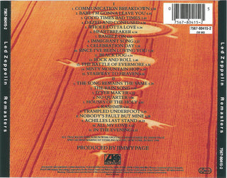 Led Zeppelin : Remasters (2xCD, Album, Comp, RE, RM, Sli)