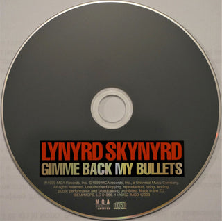 Lynyrd Skynyrd : Gimme Back My Bullets (CD, Album, RE, RM, RP)