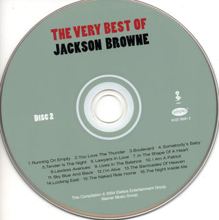 Jackson Browne : The Very Best Of Jackson Browne (2xCD, Comp, RM)