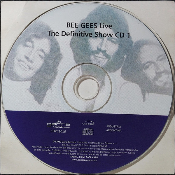 Bee Gees : Bee Gees Live - The Definitive Show (CD1) (CD, Unofficial)