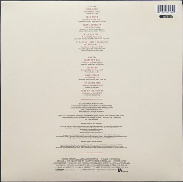 Various : Bright Lights, Big City. (Original Motion Picture Soundtrack) (LP, Ltd, RE, Bon)