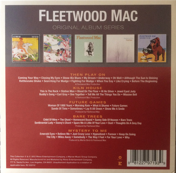 Fleetwood Mac : Original Album Series (Box, Comp, RE, Car + CD, Album, RE, Min + CD, Albu)