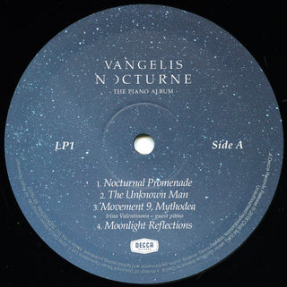 Vangelis : Nocturne (The Piano Album) (2xLP, Album, RE, 180)