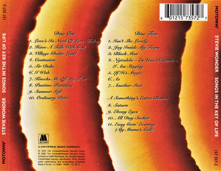 Stevie Wonder : Songs In The Key Of Life (2xCD, Album, RE, RM)