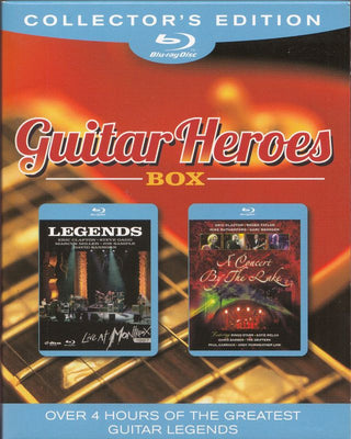 Eric Clapton, Steve Gadd, Marcus Miller, Joe Sample, David Sanborn - Eric Clapton, Roger Taylor, Mike Rutherford, Gary Brooker : Guitar Heroes Box (Blu-ray + Blu-ray + Box, Comp)