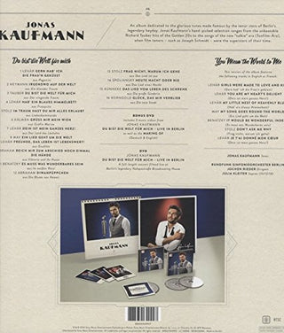 Jonas Kaufmann : Du Bist Die Welt Für Mich (Box, Album, Dlx, Ltd + DVD-V, Ltd, PAL)