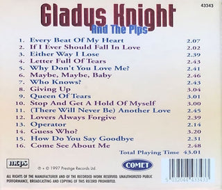 Gladys Knight And The Pips : Every Beat Of My Heart (CD, Comp, RM)