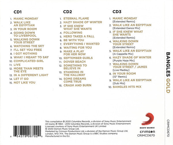 Bangles : Gold (3xCD, Comp, MP)