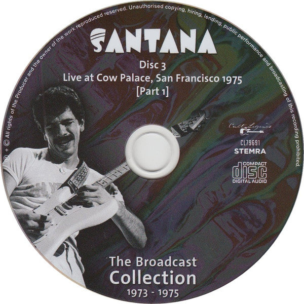 Santana : The Broadcast Collection 1973 - 1975 (5xCD, Comp, Unofficial)