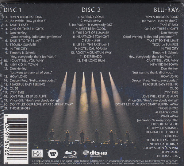 Eagles : Live From The Forum MMXVIII (2xCD, Album + Blu-ray)