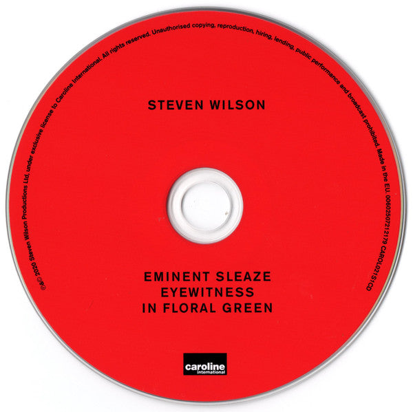 Steven Wilson : Eminent Sleaze (CD, Single, Ltd)