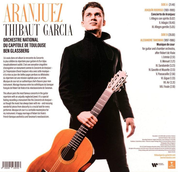 Thibaut Garcia, Orchestre National Du Capitole De Toulouse, Ben Glassberg : Aranjuez (LP, Album)