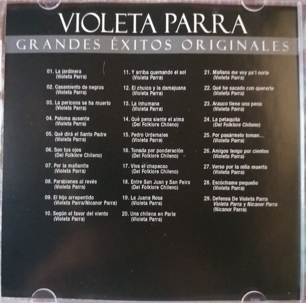 Violeta Parra : Grandes Exitos Originales (CD, Comp)