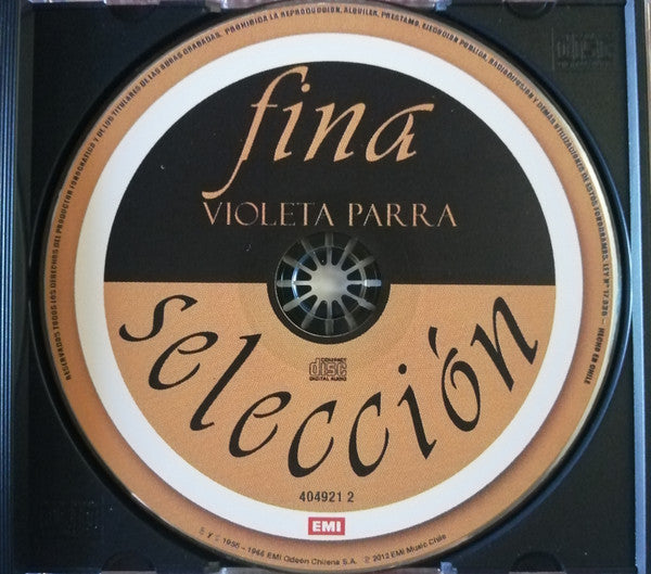 Violeta Parra : Grandes Exitos Originales (CD, Comp)