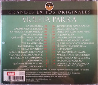 Violeta Parra : Grandes Exitos Originales (CD, Comp)