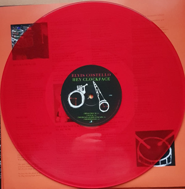 Elvis Costello : Hey Clockface (2xLP, Album, Red)