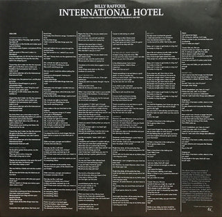 Billy Raffoul : International Hotel (LP, Album)