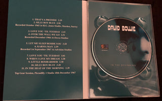 David Bowie : In The Beginning (CD, Ltd, Num, Unofficial, 7” )